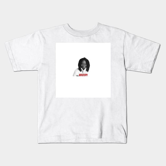 Whoopi Goldberg Kids T-Shirt by KoumlisArt